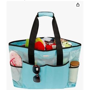 Mesh Beach Bag -Extra Large Beach Tote Bag - Grocery & Picnic Tote Travel Bags